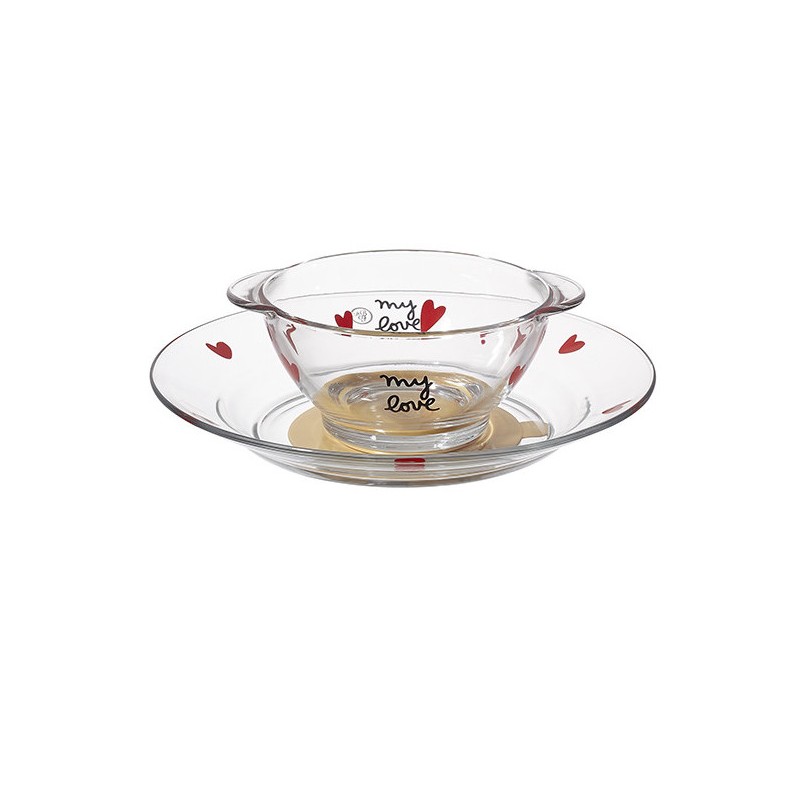 Set bol & assiette Duralex