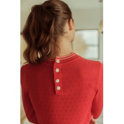 Red Zoe sweater