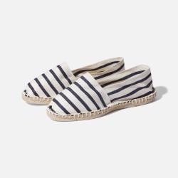 Mixed espadrilles in cotton canvas