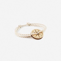 Compass Rose Bracelets - Wood