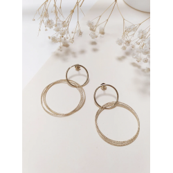 "Double Rings" Earrings