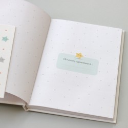 "My First Words as a Child" notebook