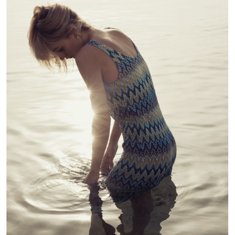 Blue lagoon MIDI dress L'Atelier Français