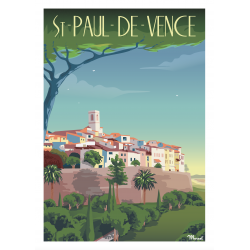 saint paul de vence affiche