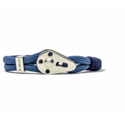 Bracelet homme acier & corde