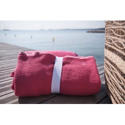 serviette de plage en lin