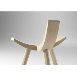 Hiruki stool - solid oak