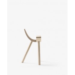 Hiruki stool - solid oak