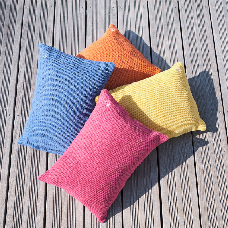 Linen beach cushion