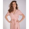 robe lin rose