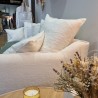 linen sofa