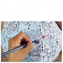 Kit créatif - Ma Terre à colorier
