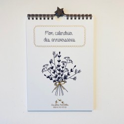 Botanical birthday calendar