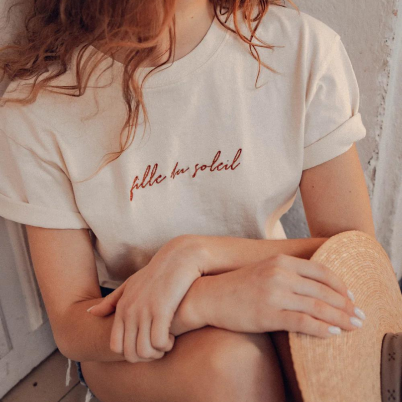 Tee-shirt "Fille du soleil"