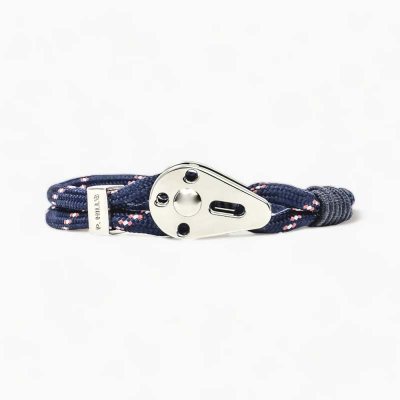 Bracelet homme acier & corde