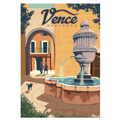 French Riviera city posters...