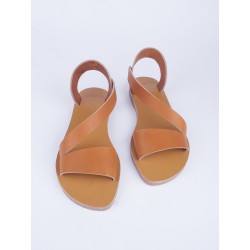 Sandales en cuir - femme