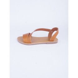 Sandales en cuir - femme