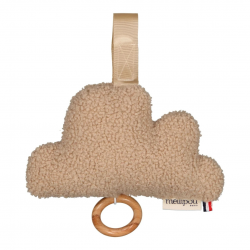 Coussin musical nuage - Coloris nude