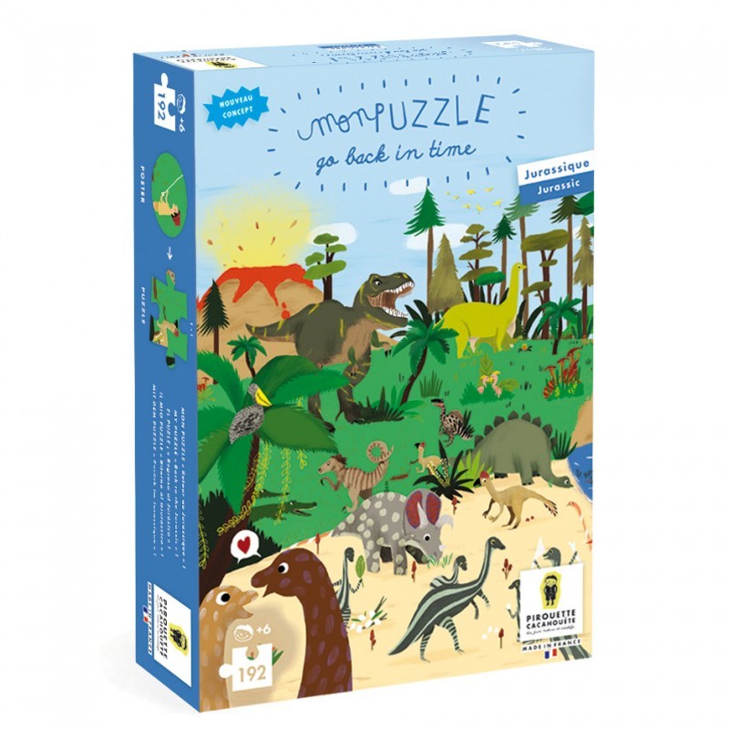 Puzzle éducatif – Voyage au temps des dinosaures