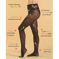 Plumetis ultra-resistant tights - 40D