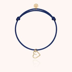 Bracelet cordon lucky charms - cœur