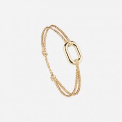 16mm link bracelet - gold