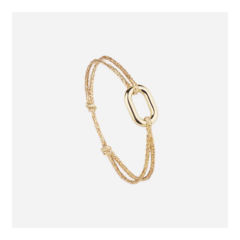 16mm link bracelet - gold