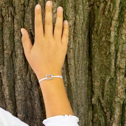 Bracelet enfant maillon 16mm - doré