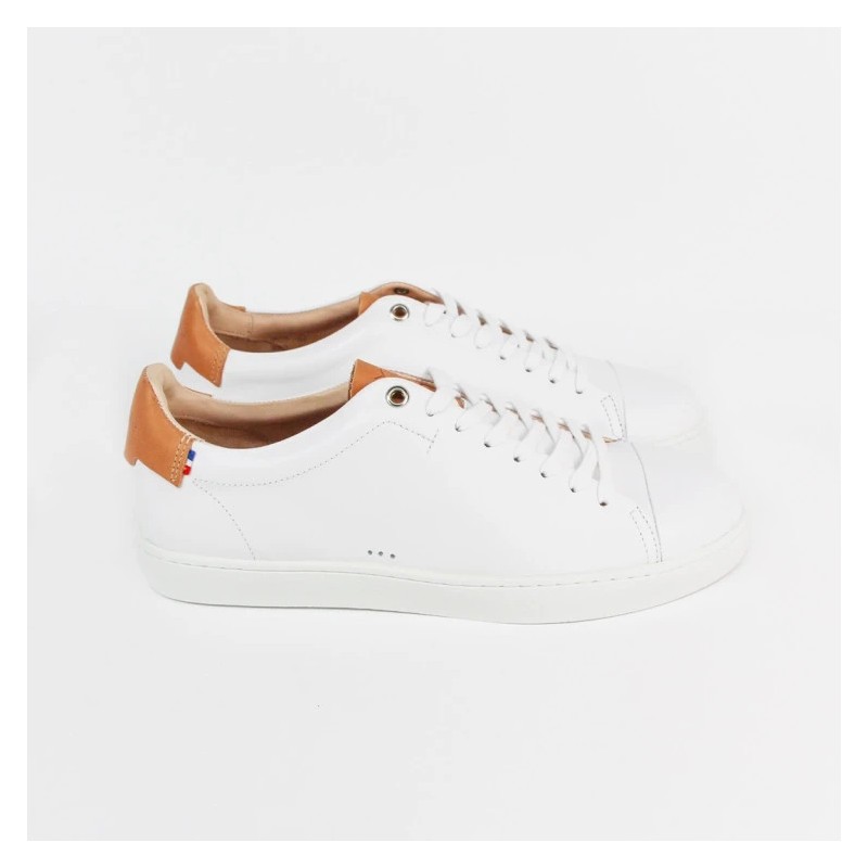 Sneakers Abélia - white & camel