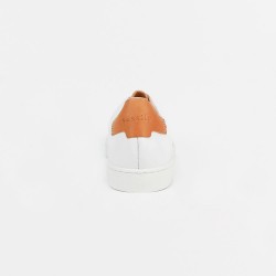 Sneakers Abélia - blanc & camel - homme