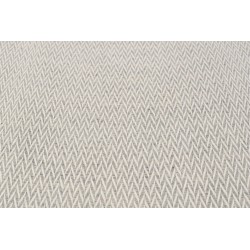 Plaid in natural wool & cotton