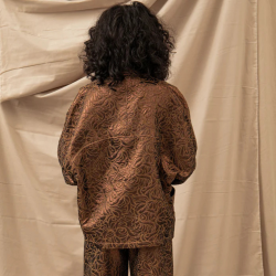 Marta Jacket - Shiny jacquard