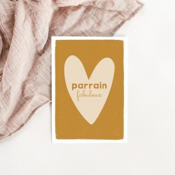 carte cœur parrain fabuleux