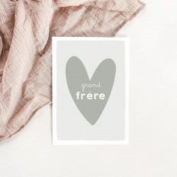 Heart card - Grand frère