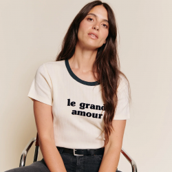 Women's t-shirt "Le grand amour"