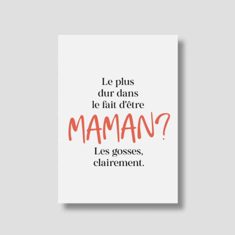 Funny cards - Mom (various designs)