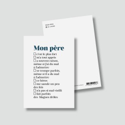 Cartes drôles - Papa (plusieurs modèles)