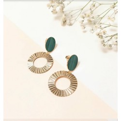 Boucles d'oreilles pierre...