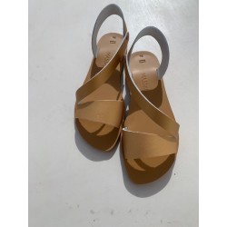 Sandales en cuir - femme