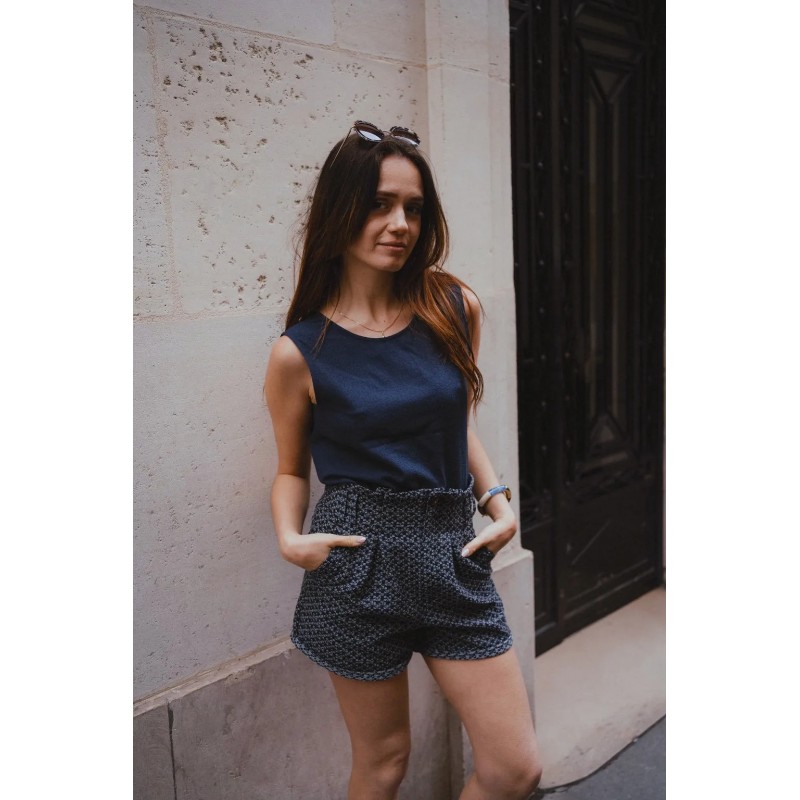 Nusa top - Navy blue