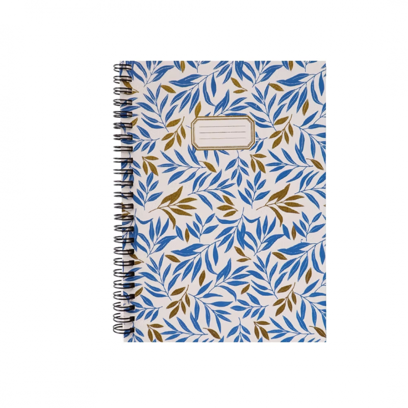 Hand-screen-printed notebook