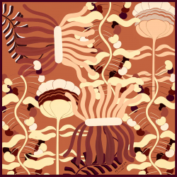 45 Silk mini scarf - Petit...