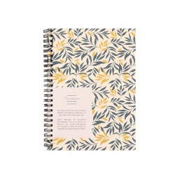 Carnet Flora à spirales A5