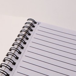 Flora spiral notebook, A5 size