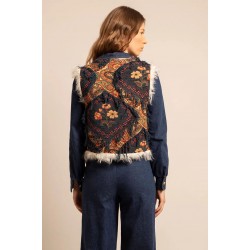 Janis reversible mohair cardigan - jacquard