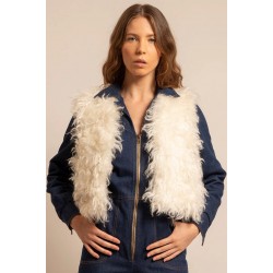 Janis reversible mohair cardigan - jacquard