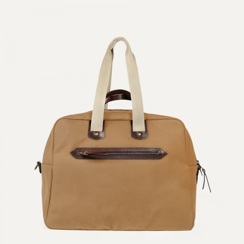 Missak camel travel bag