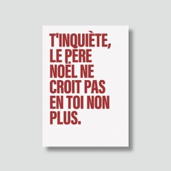 Cartes de Noël drôles (plusieurs modèles)