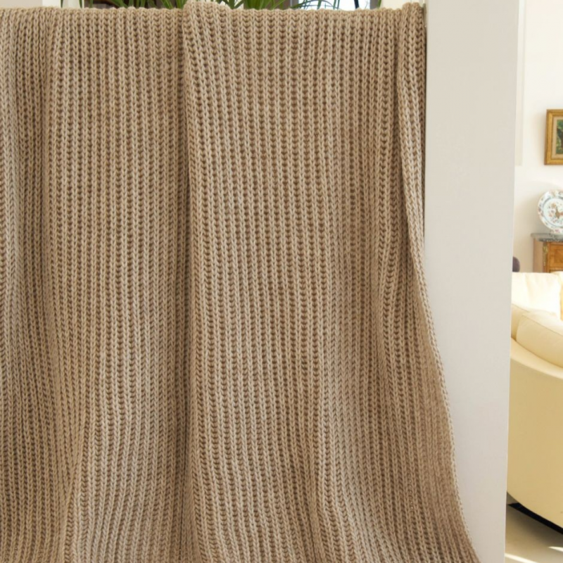 Wool and alpaca blanket